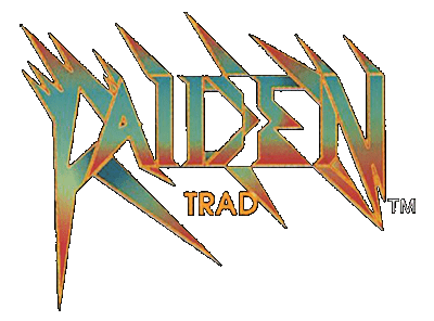 Raiden Trad logo for Super Nintendo